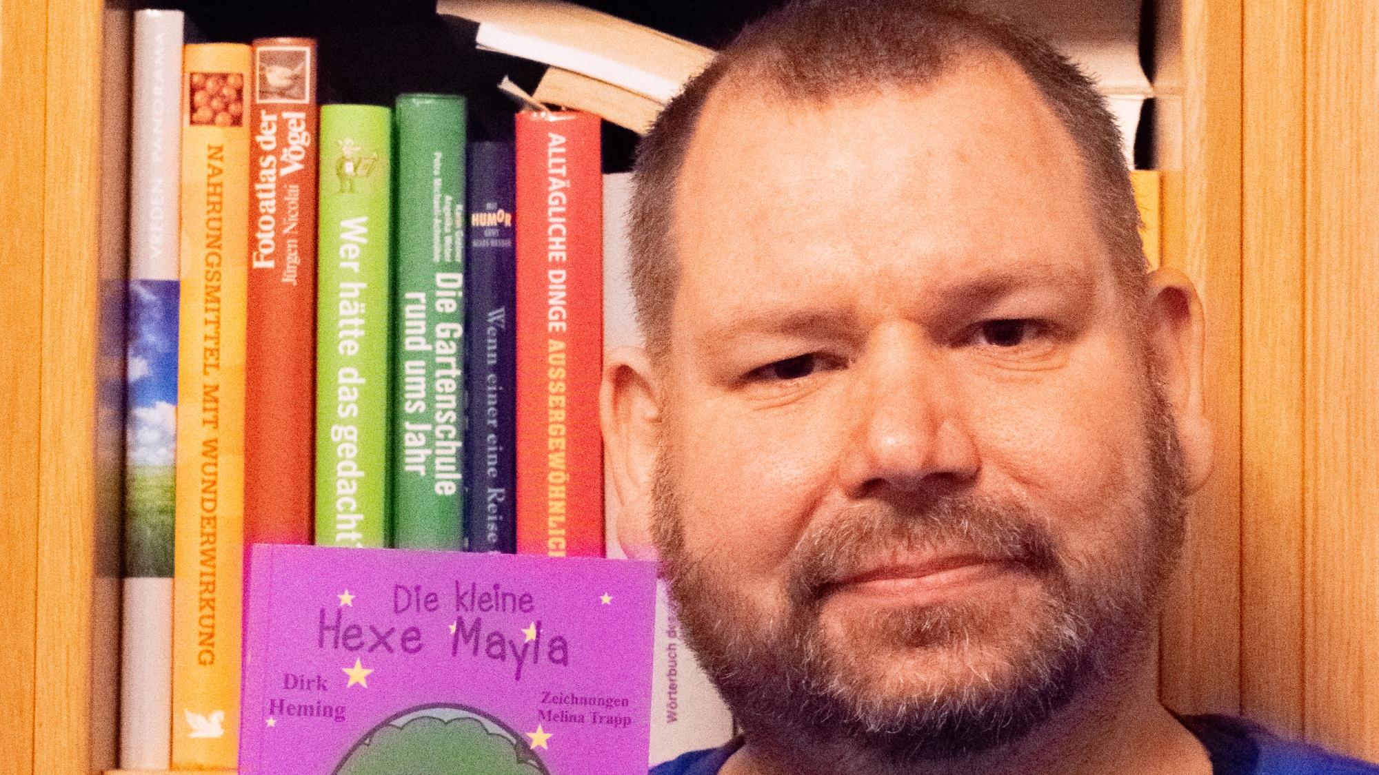 Dirk Heming hat ein Kinderbuch geschrieben: „Die kleine Hexe Mayla“.